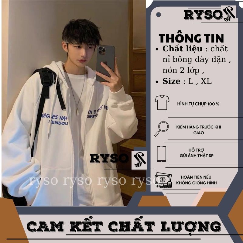 Áo khoác nỉ form rộng có khóa kéo unisex cao cấp chất nỉ bông dày dặn mặc cặp nam nữ phù hợp nhiều mẫu để lựa chọn