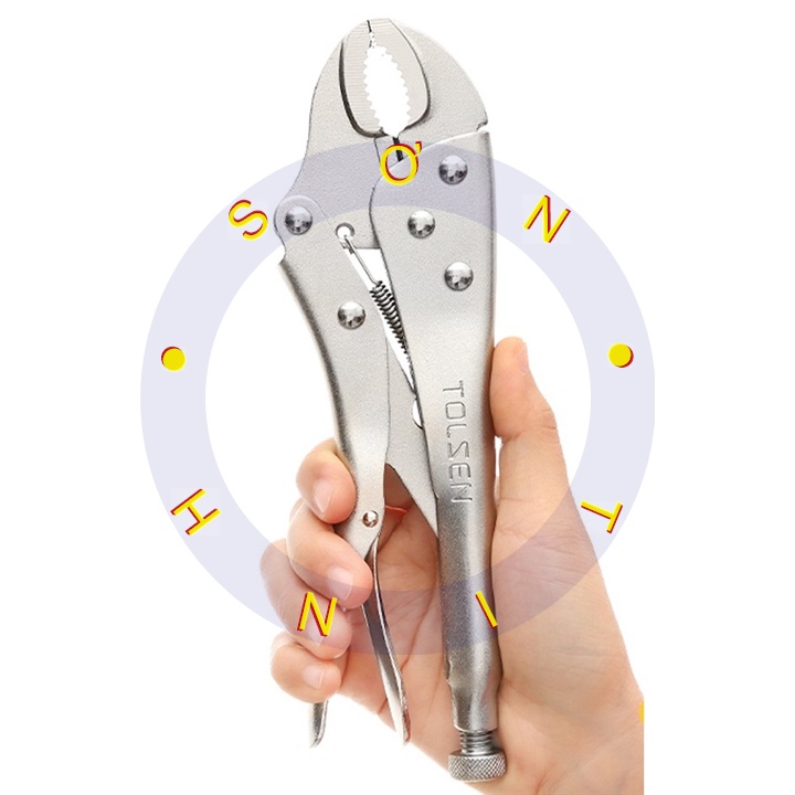 TOLSEN Kềm Kìm Bấm Khóa Chết 10inch 250mm Locking Oliers 10051