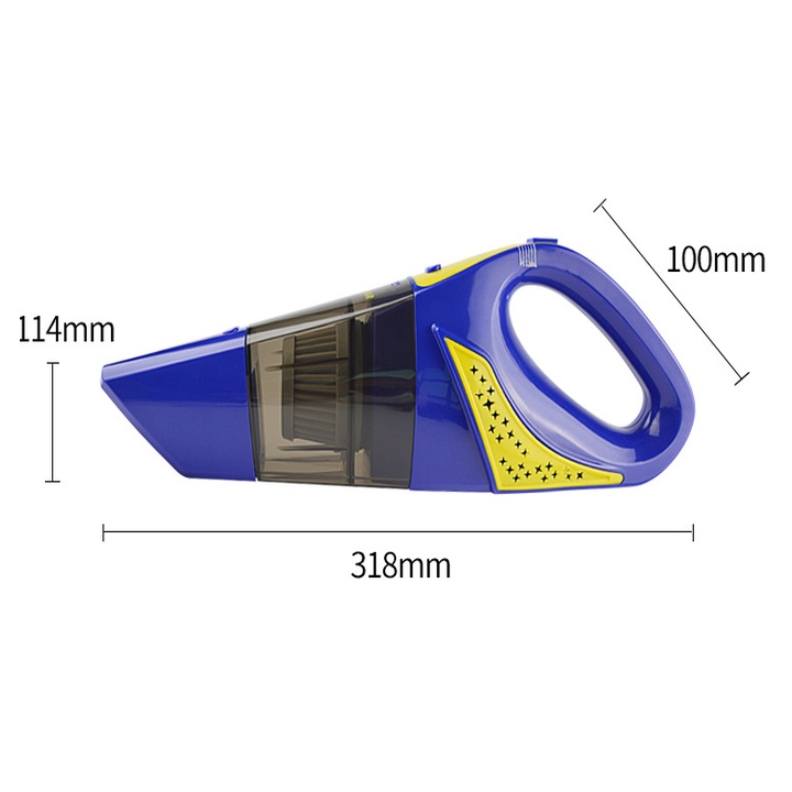 Máy hút bụi khô và ướt cầm tay không dây Goodyear GY-2897, công suất 100W -  Điện áp: DC12.6V