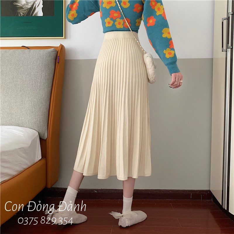 [Chất loại 1] Chân váy len xòe chất đẹp loại 1 dáng xòe AC017 con đỏng đảnh | BigBuy360 - bigbuy360.vn