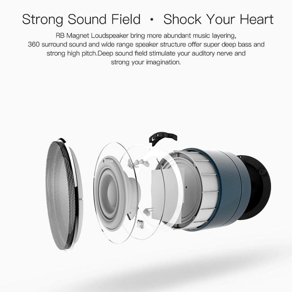 Loa Bluetooth Siêu Trầm A10 Bằng Hợp Kim Nhôm Tương Thích Với Điện Thoại Thông Minh