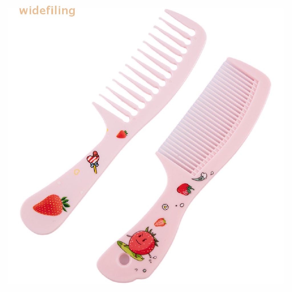 Bộ 1 / 2 Lược Đuôi Nhọn Chống Tĩnh Điện Dễ Thương Cho Bé