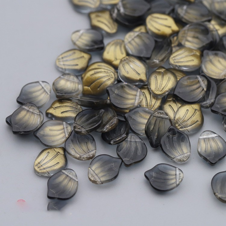 5 cánh hoa thủy tinh 9*12mm nguyên liệu làm trâm, làm trang sức