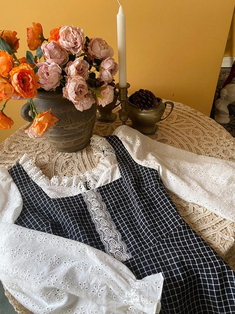 Đầm Công Chúa Maxi Tay Dài Phối Ren Hoạ Tiết Thêu Thời Trang Mùa Hè Cho Nữ | BigBuy360 - bigbuy360.vn