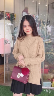 Áo len vặn thừng