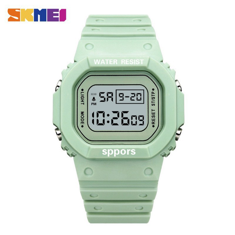 SKMEI B032 fashion electronic watch LED light sports waterproof unisex | WebRaoVat - webraovat.net.vn