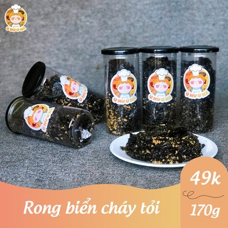 Rong Biển Cháy Tỏi hộp 170 Gram | Ú Nu Ú Na | Đồ ăn vặt - Hũ PET 1000ml