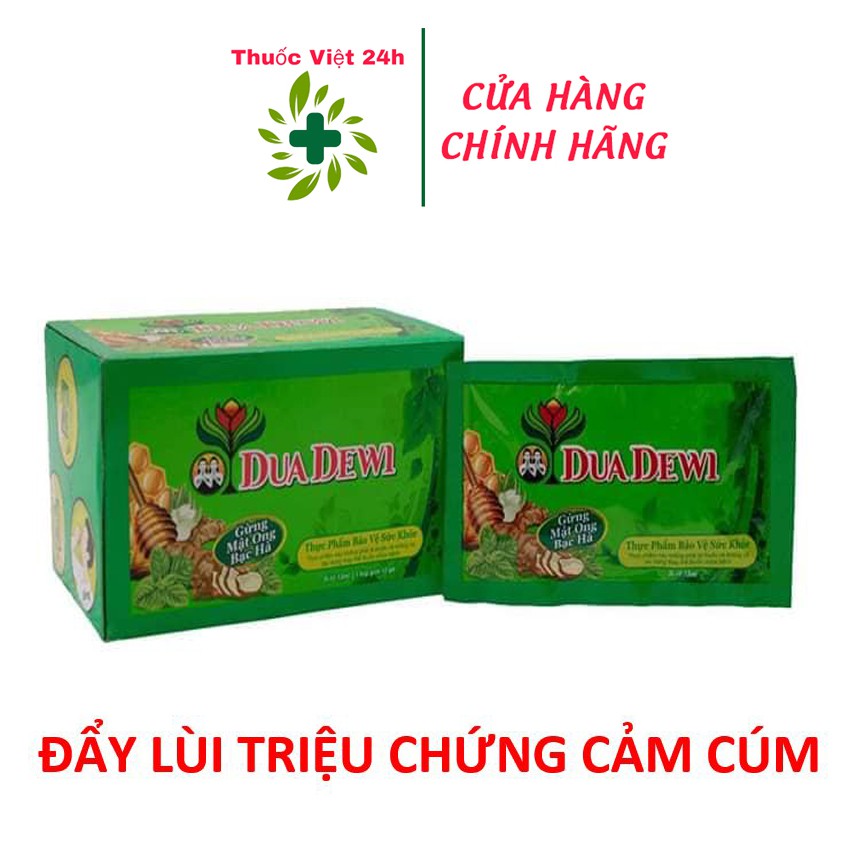 Siro DUADEWI - Hỗ Trợ Giảm Các Triệu Chứng Cảm Thông Thường - Hộp 12 gói - Thuốc Việt 24h