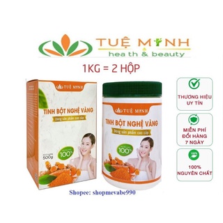 [SIÊU SALE] 1 Kg =2 Hộp Tinh Bột Nghệ Vàng Tuệ Minh Hàng Chuẩn Làm Thủ Công 100%