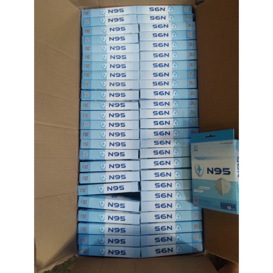 HÀNG TỐT - Khẩu Trang N95 1 Hộp Người Lớn Kháng Khuẩn Chống Bụi Mịn | 1 Hộp 10 Cái Chính Hãng Cửu Long | Đạt Tiêu Chuẩn | BigBuy360 - bigbuy360.vn