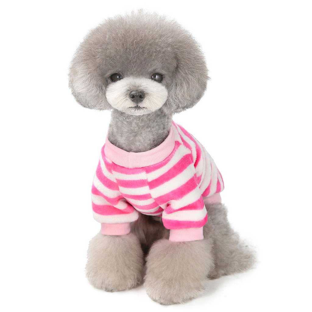 Áo Sweater Kẻ Sọc In Hình Khỉ Đáng Yêu Cho Thú Cưng