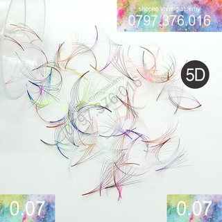 Mi Lụa Fan Màu 5D Hộp 200 Fans (Chọn Màu)