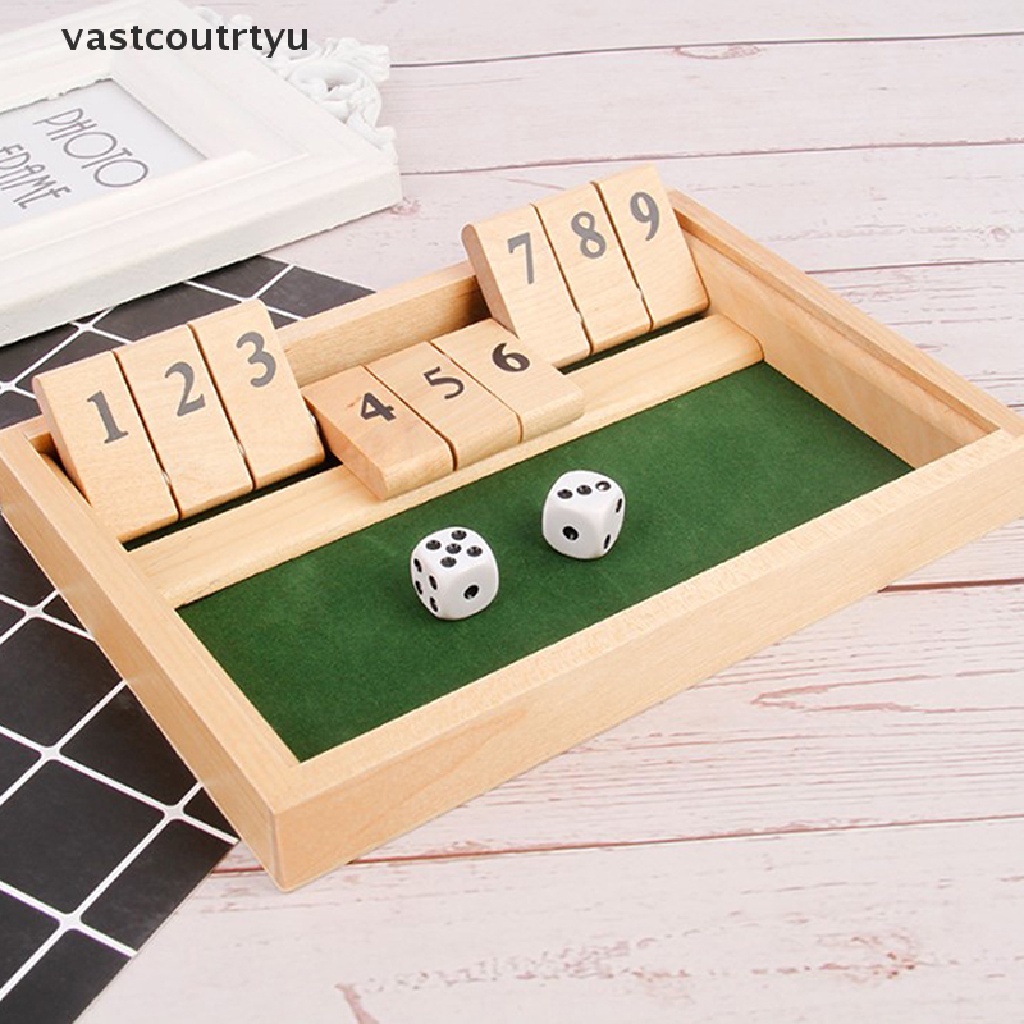 Vas Digital 2 Players Board Games Shut The Box Club Drinking Game Entertainment n