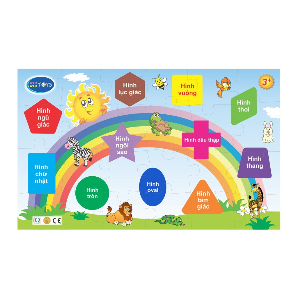Đồ chơi Bé vui học hình Winwintoys 69442