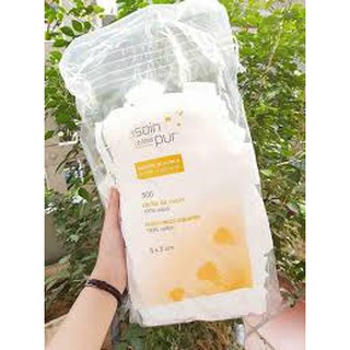 Bông tẩy trang 500 miếng tetra pháp