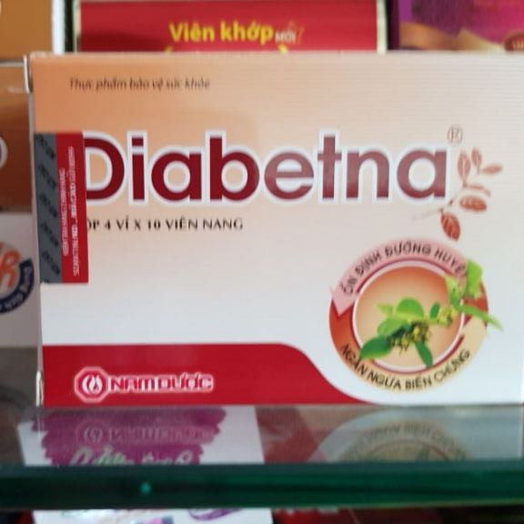 Diabetna chiết xuất từ dây thìa canh hộp 40 viên nang