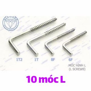 10 móc L treo màn loại tốt