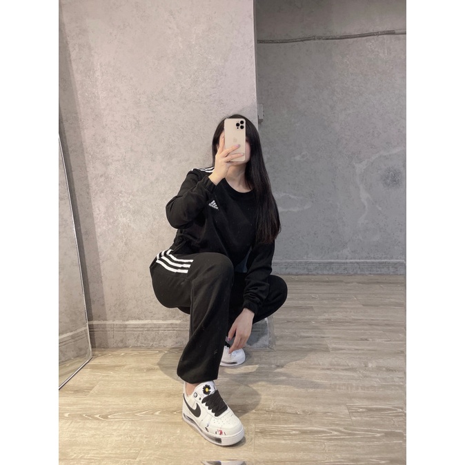 (HÀNG XUẤT XỊN) Set bộ das 1931 CROPTOP SWEAT SET Made in Cam//bo//dia full-tag-code  SIZE XS S M - Có bán lẻ