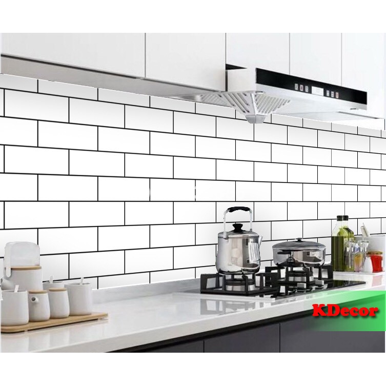 [SALE] 3 mét Decal dán bếp, giấy dán bếp chịu nhiệt khổ 60cm | BigBuy360 - bigbuy360.vn
