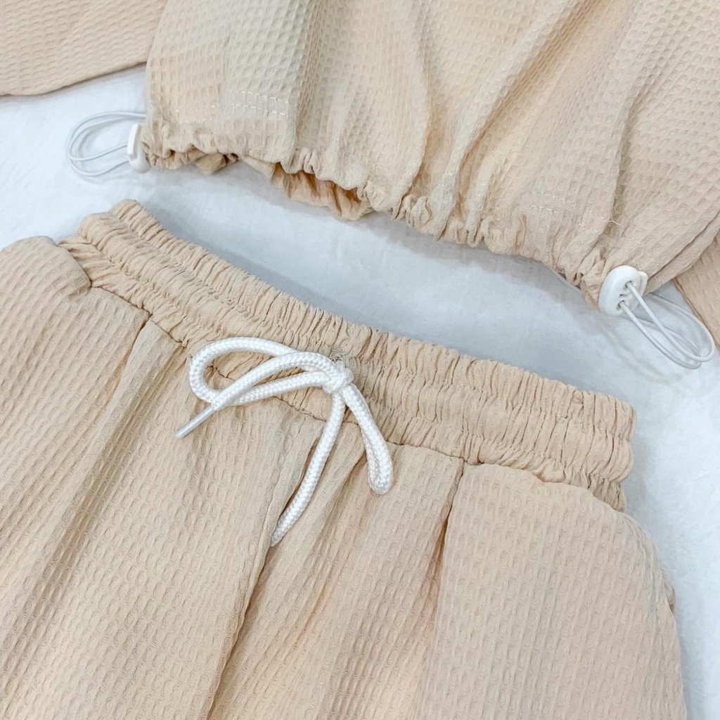 Set Bộ Nữ MIA Croptop Tay Ngắn Mix Short Chất Mịn Form Rộng Thoải Mái Phong Cách Teen Style Ulzzang (Ảnh Thật/ Có Sẵn)