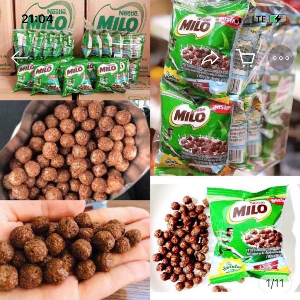 Bánh Snack Ngũ Cốc Ăn Sáng Nestle Milo