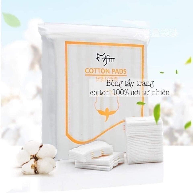 Bông tẩy trang 3 lớp cotton Pads 222 miếng 1 túi | BigBuy360 - bigbuy360.vn
