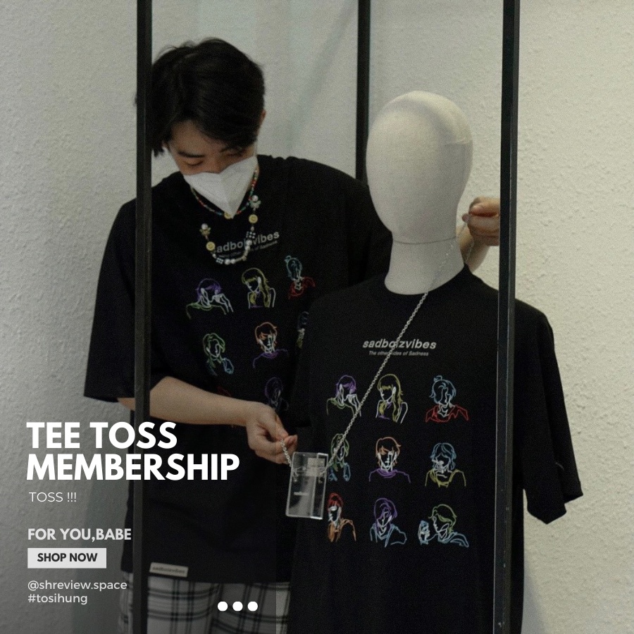 Áo thun 𝗧𝗘𝗘 𝗧𝗢𝗦𝗦 𝗠𝗘𝗠𝗕𝗘𝗥𝗦𝗛𝗜𝗣 ®️ - 𝑯𝒂̀𝒏𝒈 𝒄𝒉𝒊́𝒏𝒉 𝒉𝒂̃𝒏𝒈