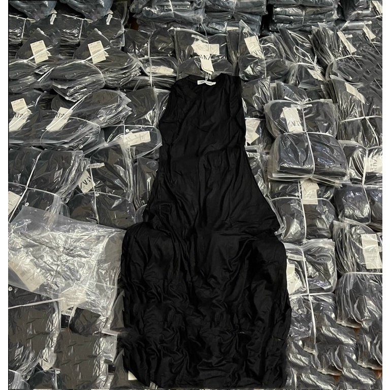 Váy thun ba lỗ đen