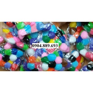 Pom pom bông loại to 5cm