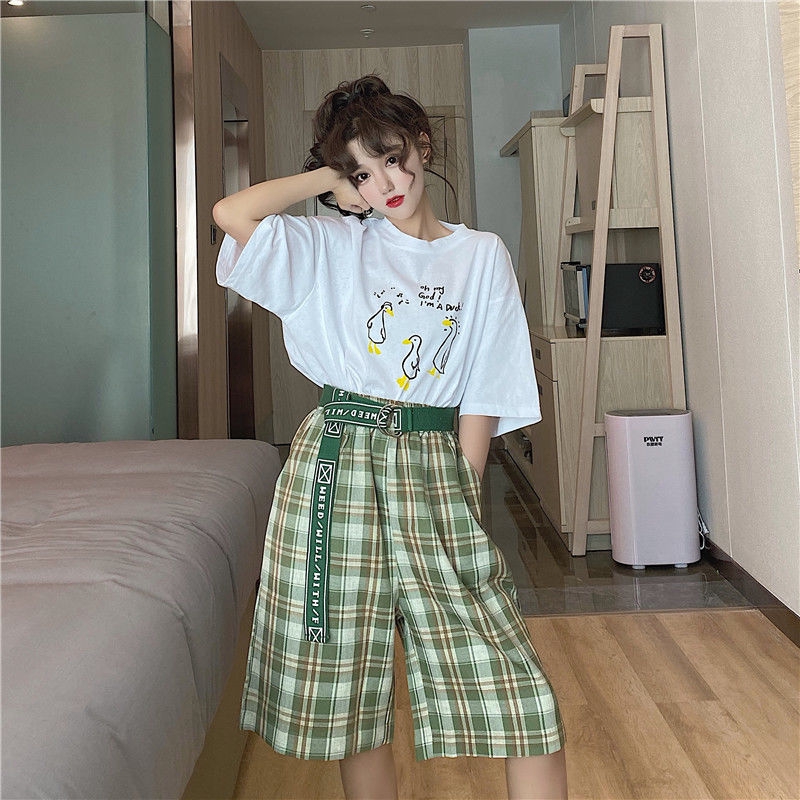 Youthful Caro Striped High Waist High Waist Pants | BigBuy360 - bigbuy360.vn
