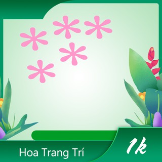 Hoa Trang Trí Tường 6x11 cm