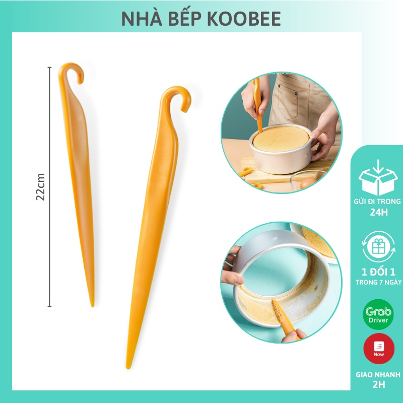 Que lấy bánh, tách bánh khỏi khuôn bằng nhựa ABS 22cm KOOBEE