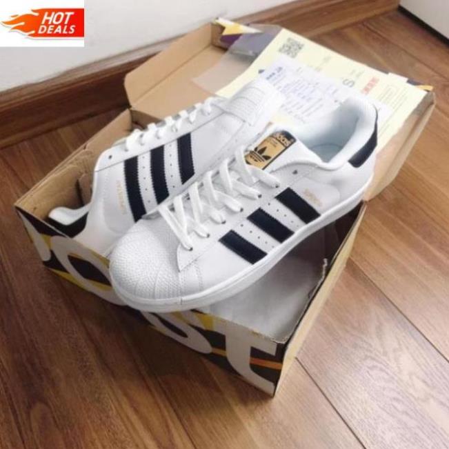 Giày thể thao, giày adidas superstar mũi sò đen trắng nam nữ đủ size $ $ $