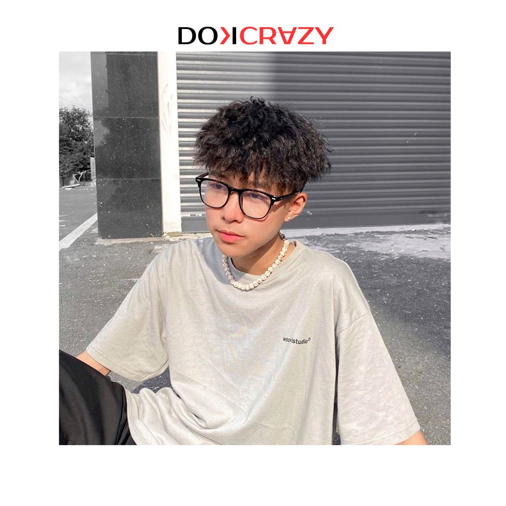 Gọng kính cận vuông nam nữ local brand SINO DOKCRAZY mắt không độ giả cận thời trang có thể cắt mắt phong cách retro | BigBuy360 - bigbuy360.vn