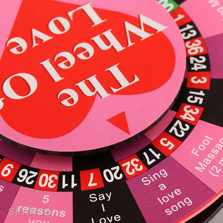 [SIMHOA] Máy Chơi Game Truth or Dare Bằng Điện Có Bánh Xe Xoay Dành Cho Cặp Đôi