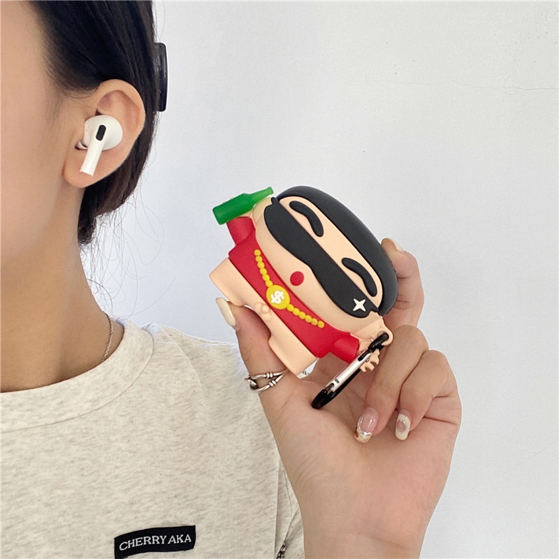 Case AirPods Vỏ Bọc Tai Nghe AirPods 1/2/Pro Cậu Bé Bút Chì Shin Cool - Minh An Saigon