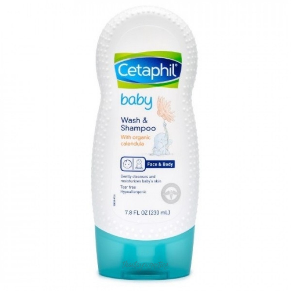 Tắm gội Cetaphil Baby Gentle Wash & Shampoo - With Organic Calendula