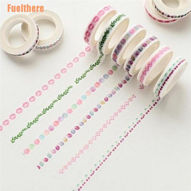 (Hàng Mới Về) Cuộn Băng Keo Giấy Mỏng Trang Trí 7mm X 10m | BigBuy360 - bigbuy360.vn
