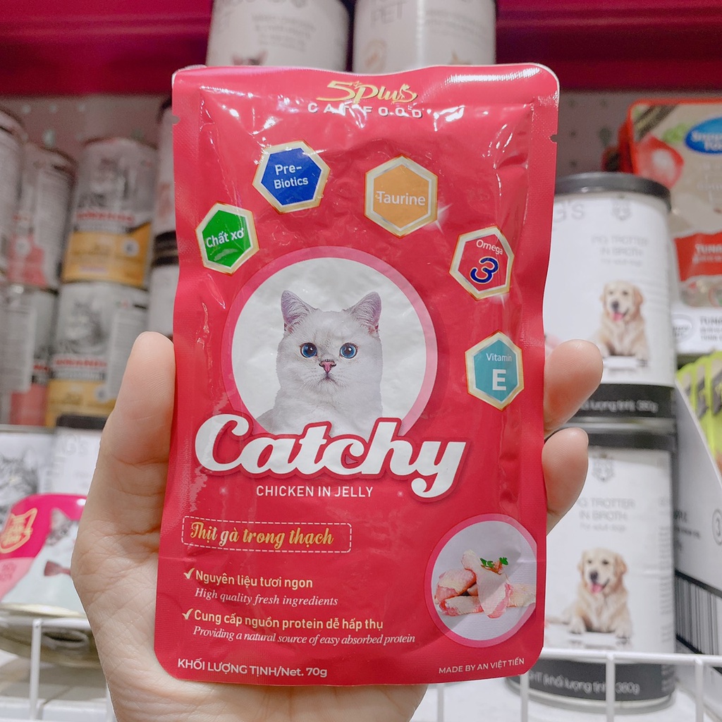 [TÚI 70GR] PATE CATCHY SIÊU NGON CHO MÈO