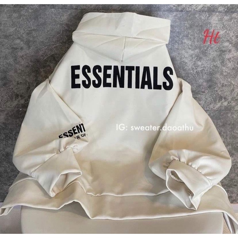 Áo khoác nỉ ESS in tay H2A755