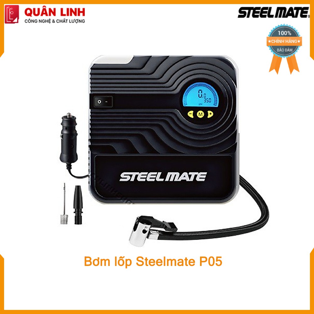 Bơm lốp mini tự ngắt cho xe hơi Steelmate P05