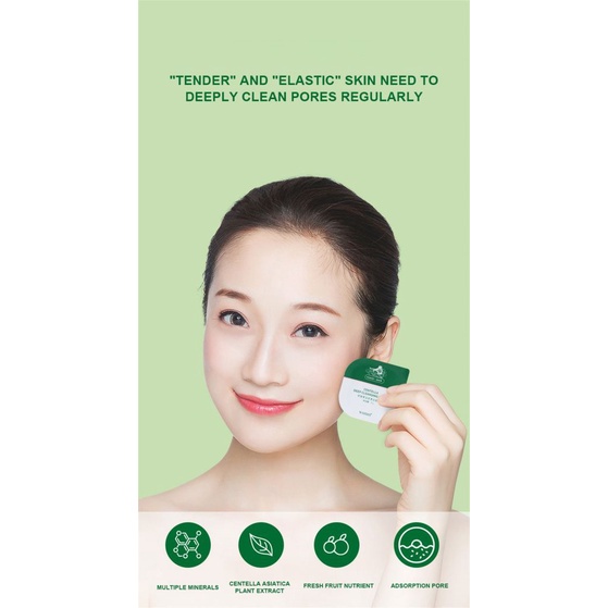 Set 7 mặt nạ bùn Centella Asiatic dưỡng ẩm làm sạch sâu kiềm dầu và chăm sóc da 5g*7 món | BigBuy360 - bigbuy360.vn