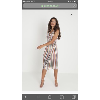 Đầm Warehouse CANDY STRIPE MIDI DRESS