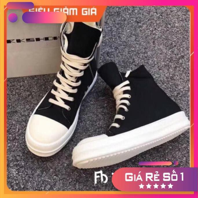 Hè [Sale 3/3] [xả lỗ] giày rick owen cao cổ [full bill +box] Sale 11 , "