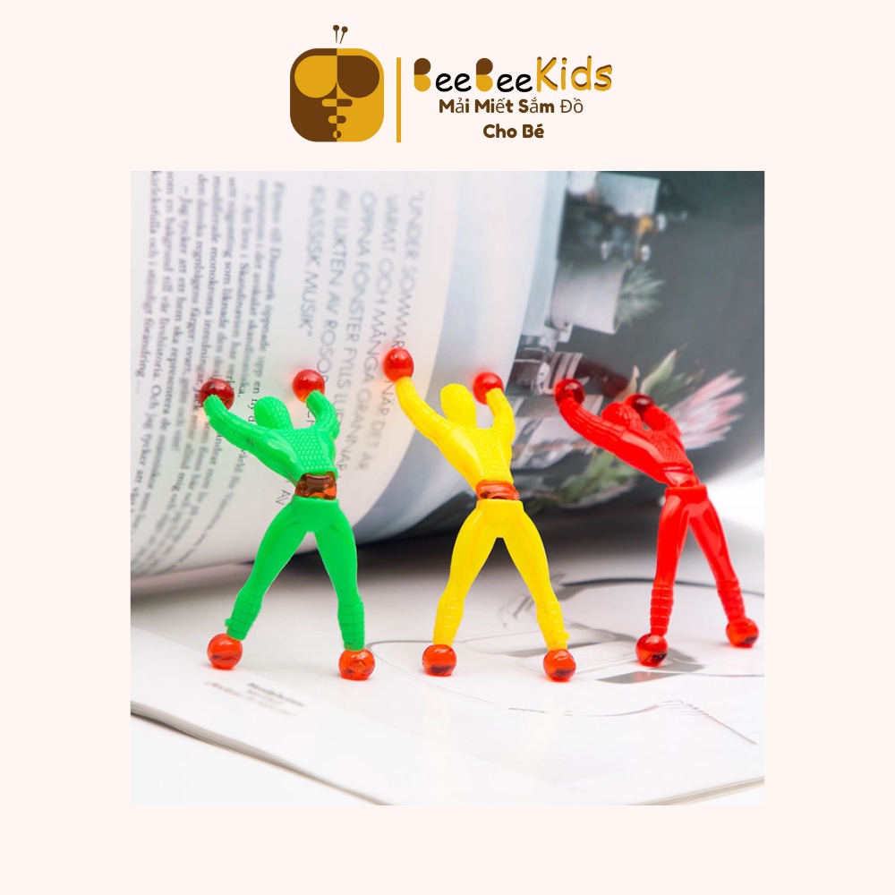 Người Nhện Leo Tường Siêu Nhân Nhện Bám Dính Nhào Lộn Vui Nhộn Đồ Chơi Trẻ Em Spiderman BEEBEEKIDS