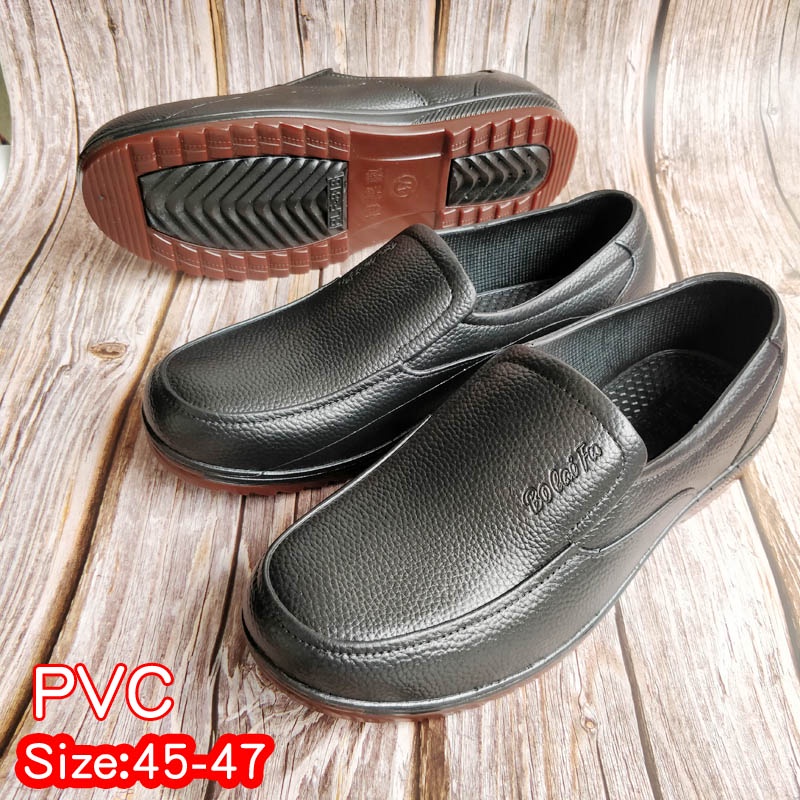 Giày Cao Su Chống Thấm Nước Cỡ Lớn 46 / 47 Bằng Nhựa PVC Plus Size Lớn 45 Tiện Dụng Cho Nhà Bếp