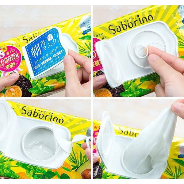 MẶT NẠ HOA QUẢ - SABORINO 32 MIẾNG