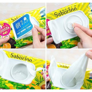 MẶT NẠ HOA QUẢ - SABORINO 32 MIẾNG