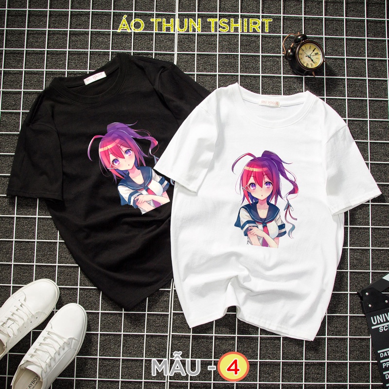 Áo thun tay lỡ nam nữ   - Áo phông form rộng Unisex họa tiết anime độc đáo vải dày mịn