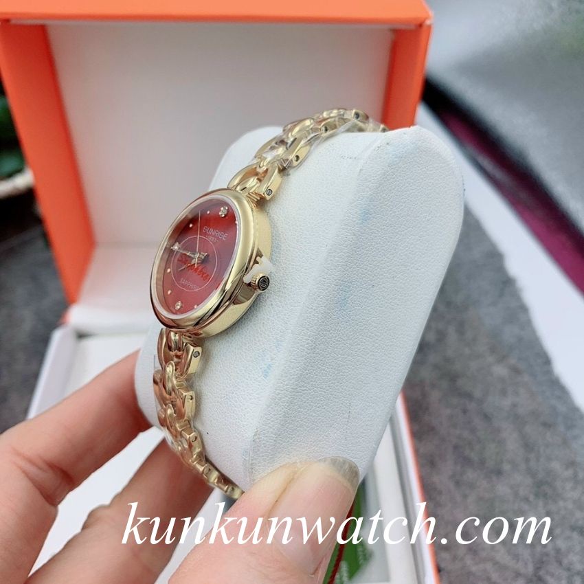 Đồng Hồ Nữ Sunrise 9977SA - Authentic - Kiểu Dáng Lắc Tay